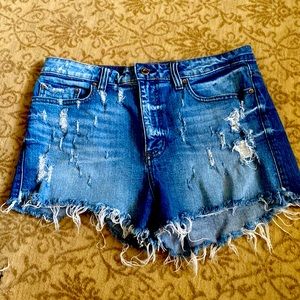 Pistola Cut Off Denim Shorts